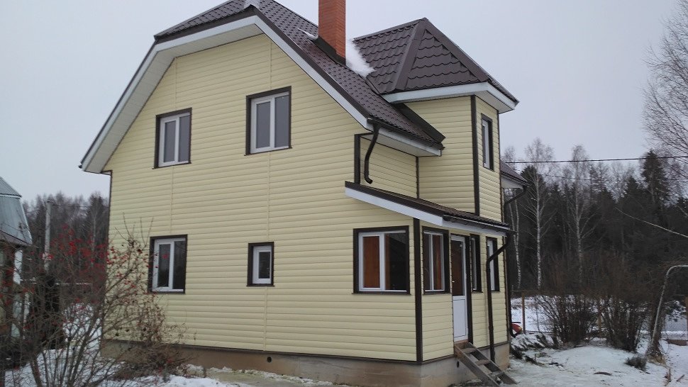 Внешняя отделка сайдингом фото