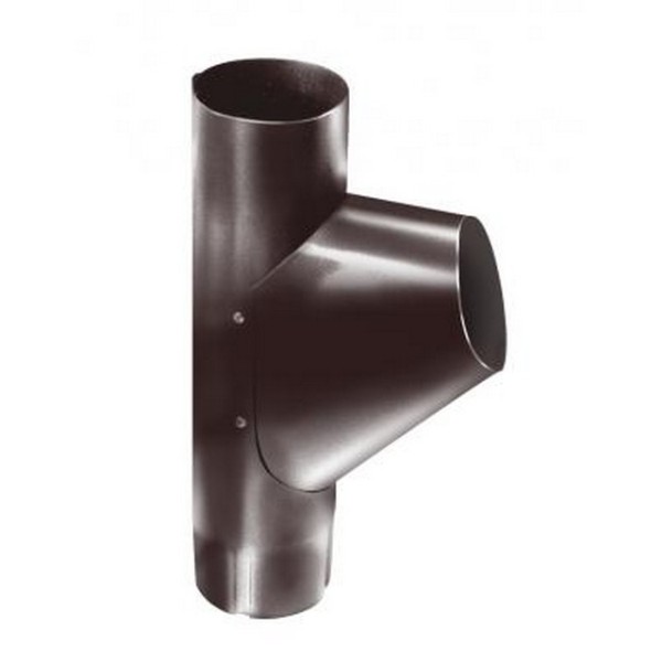 Водосток Grand Line 125x90 – Тройник RAL 8017 купить в Пустошке