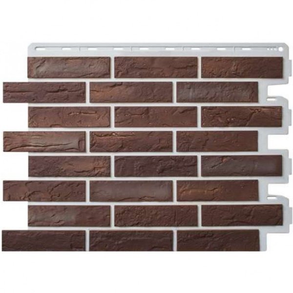 Фасадная панель Альта-Профиль Кирпич Рижский 01 купить в Пустошке