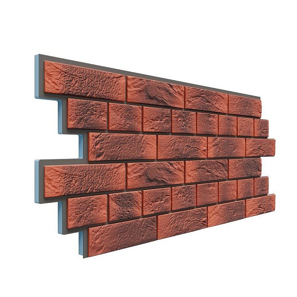 Фасадная термопанель Доломит Венецианский кирпич 20 мм Корса купить в Пустошке