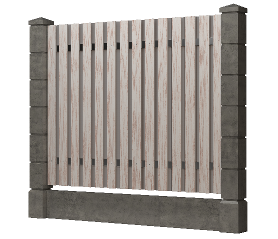 Заборная доска GRINDERDECO, ДПК, тиснение "дуб" Выбеленный дуб купить в Пустошке