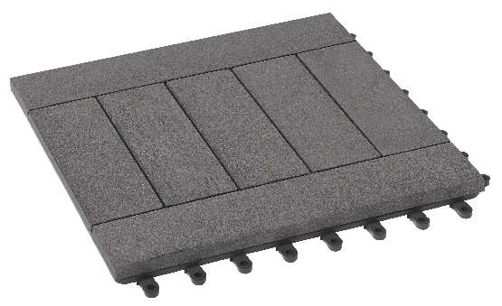 Модульный паркет ДПК GRINDERDECO Комфорт 5 Серый базальт купить в Пустошке