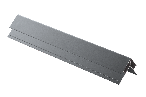 Угловой элемент наружный, алюминиевый, серый купить в Пустошке