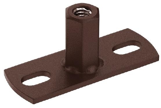 Водосток Aquasistem, Система 150/100 - Держатель для хомута под метиза RAL 8017 Коричневый matt купить в Пустошке