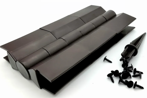 Угловой (стыковочный) шарнир для грядкок ДПК 225мм коричневый купить в Пустошке