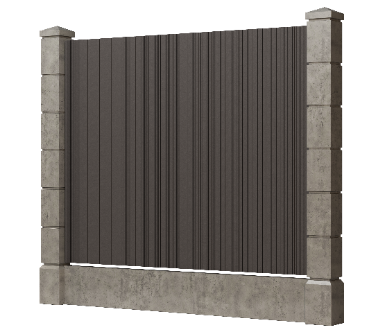 Заборная доска GRINDERDECO, ДПК, тиснение "дуб" Асфальт купить в Пустошке