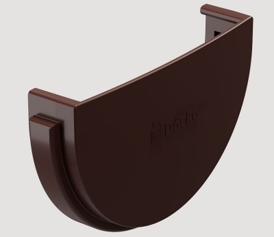 Заглушка желоба ПВХ Docke STANDART Тёмно-коричневый