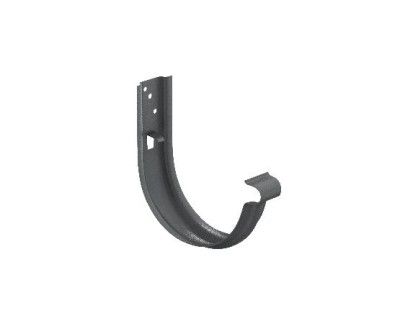 Водосток Aquasistem, Система 150/100 - Крюк крепления желоба универсальный с комплектом крепления RR 23 Маренго matt