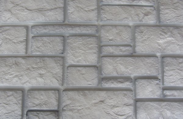 Фасадная панель Аэлит дворцовый камень Белый купить в Пустошке