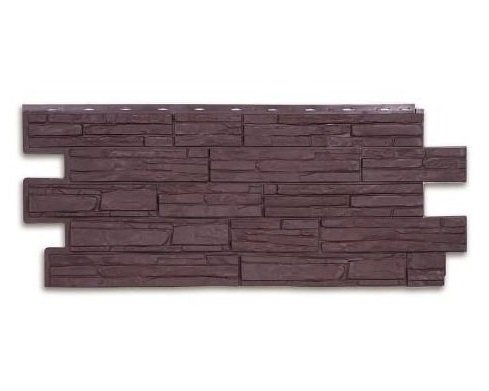 Фасадная панель T-Сайдинг-Альпийская сказка ЭКО-1 Браун купить в Пустошке