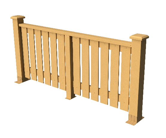 Ограждения декоративное ДПК GRINDERDECO Вилидж песчаник купить в Пустошке