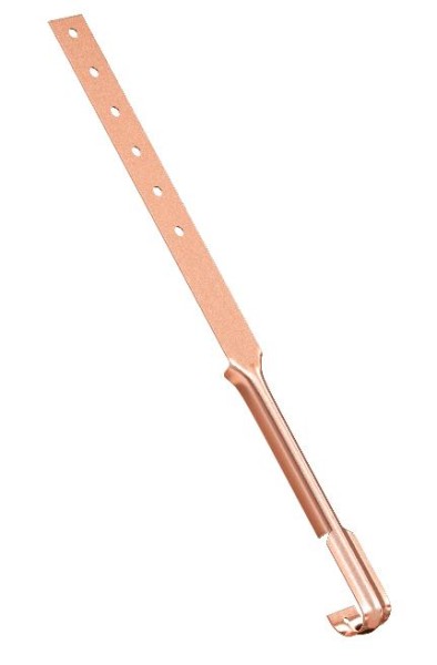 Водосток Aquasistem, система 125x90 - Поддержка желоба Медь купить в Пустошке