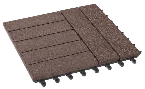 Модульный паркет ДПК GRINDERDECO Комфорт 4 Шоколад купить в Пустошке