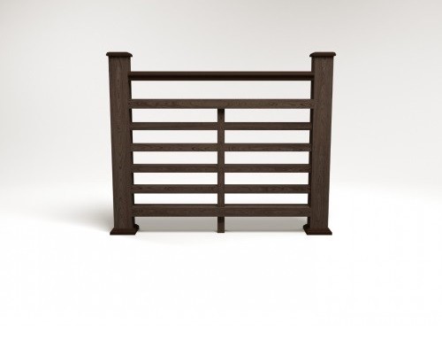 Ограждение из ДПК FG4 венге купить в Пустошке