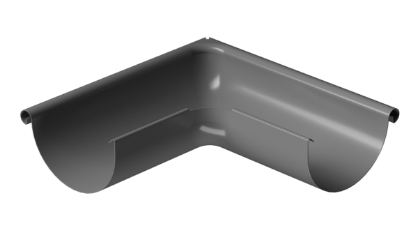 Угол внешний 90° D125 Döcke STAL PREMIUM Графит, (RAL 7024) купить в Пустошке