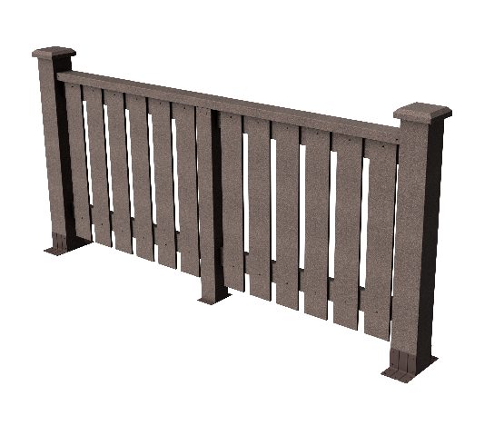 Ограждения декоративное ДПК GRINDERDECO Вилидж венге купить в Пустошке