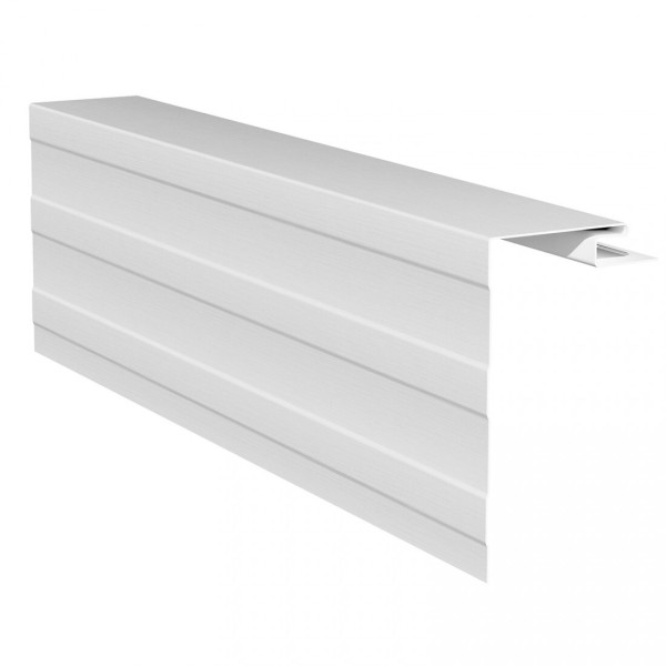 Приоконная планка (околооконный профиль) для сайдинга, белый купить в Пустошке