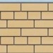 Термопанели Доломит Кирпич 40 мм Жёлтый купить в Пустошке