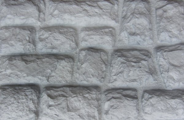 Фасадная панель Аэлит Камень крупный Белый купить в Пустошке