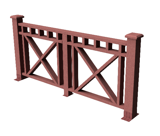 Ограждения декоративное ДПК GRINDERDECO Виктория мербау купить в Пустошке