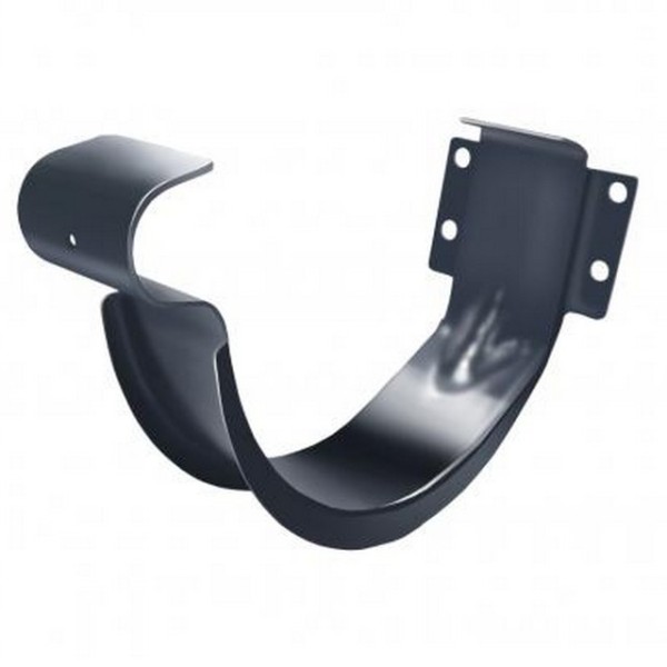 Водосток Grand Line 125x90 – Держатель желоба RAL 7024 купить в Пустошке