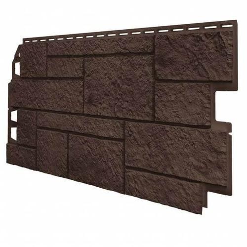 Фасадные панели ТЕХНОНИКОЛЬ Оптима Песчаник Тёмно-коричневый купить в Пустошке