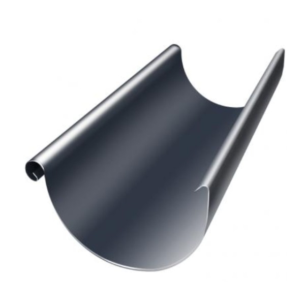 Водосток Grand Line 125x90 – Желоб 3м RAL 7024 купить в Пустошке