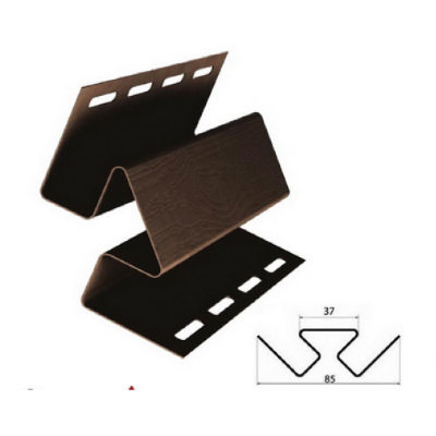 Угол внутренний, коричневый