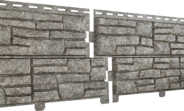 Фасадная панель Ю-пласт Стоун хаус сланец Бежевый купить в Пустошке