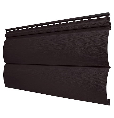 Акриловый Сайдинг Tecos - Оцилиндрованный брус двойной (под бревно), Арабика купить в Пустошке