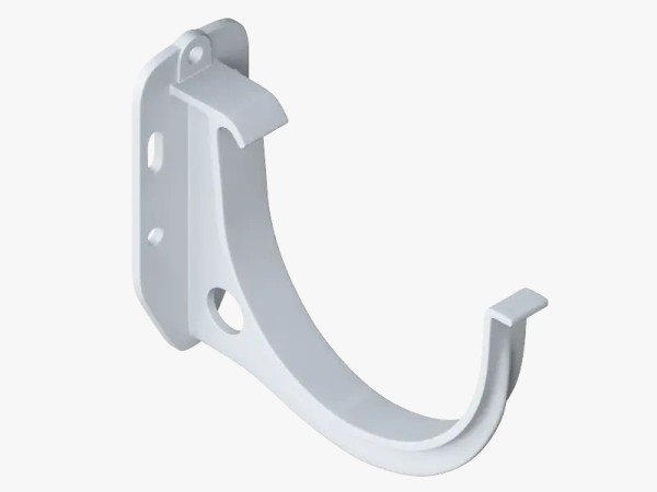 Водосток Альта-Профиль ПВХ – Кронштейн желоба водосточный (белый) купить в Пустошке