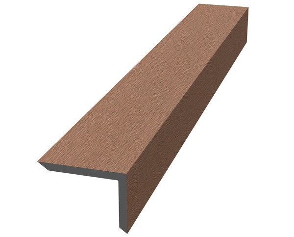 Уголок ДПК для террасной доски NauticPrime, 60x40x2900мм Кедр купить в Пустошке