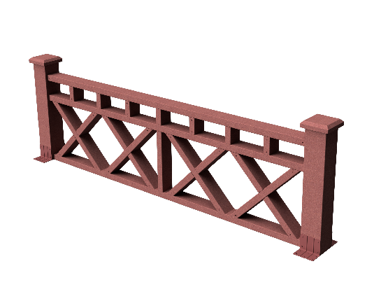 Ограждения декоративное ДПК GRINDERDECO Бэйли мербау. купить в Пустошке