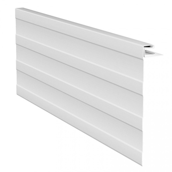 J-фаска ( ветровая, карнизная планка ) для сайдинга, белый купить в Пустошке