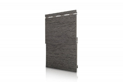 Вспененный сайдинг VOX KERRAFRONT WOOD DESIGN серебряно-серый