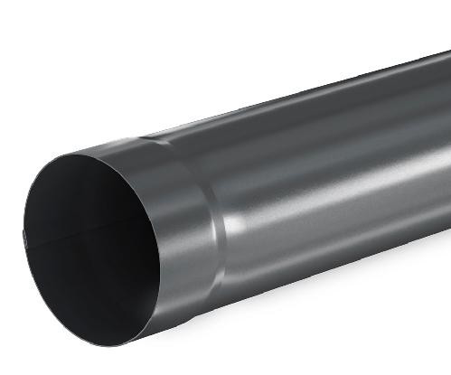 Водосток Aquasistem, система 125x90 - Труба водосточная 3.00м RAL 7024 Тёмно-серый купить в Пустошке