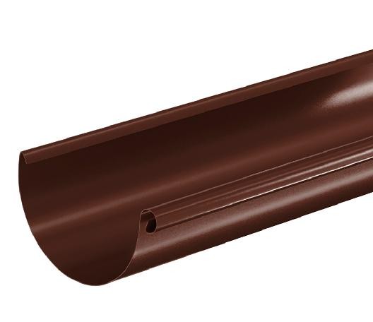 Водосток Aquasistem, система 125x90 - Водосточный желоб 3.00м RAL 8017 Коричневый купить в Пустошке