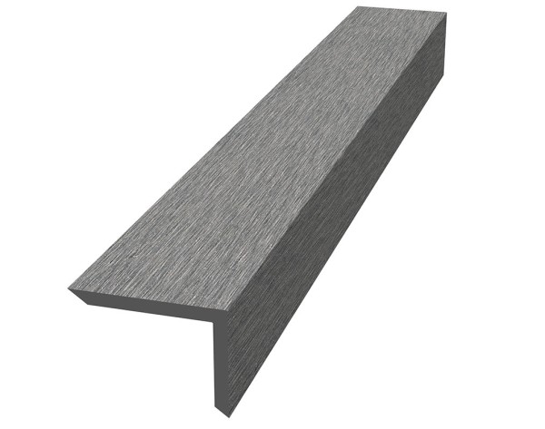 Уголок ДПК для террасной доски NauticPrime, 60x40x2900мм Тёмно-серый купить в Пустошке