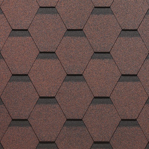 Гибкая черепица Docke, коллекция Сота – Красный купить в Пустошке