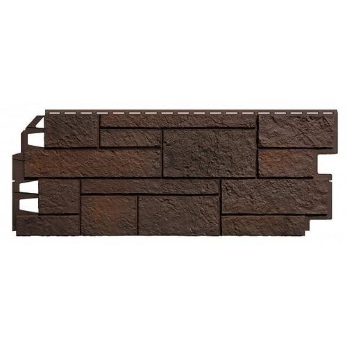 Фасадные панели ТЕХНОНИКОЛЬ Песчаник Тёмно-коричневый купить в Пустошке