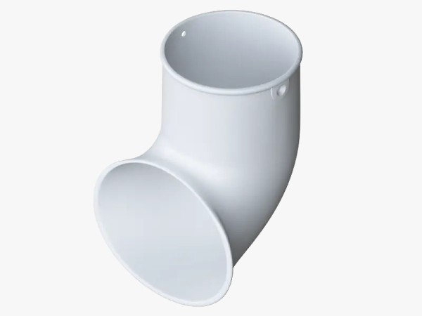 Водосток Альта-Профиль ПВХ – Слив трубы (белый) купить в Пустошке