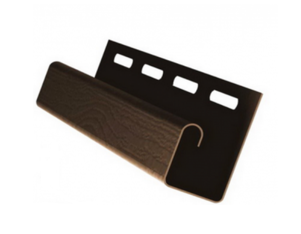 J-профиль для сайдинга, коричневый купить в Пустошке