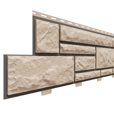 Фасадная панель Доломит, Брусчатка Доломит Орех (2м)