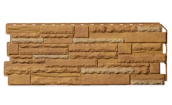 Фасадная панель Цокольный сайдинг Альта профиль Скалистый камень Памир Комби купить в Пустошке