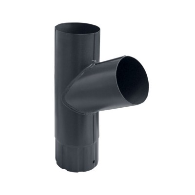 Водосток Grand Line 125x90 – Тройник RAL 7024