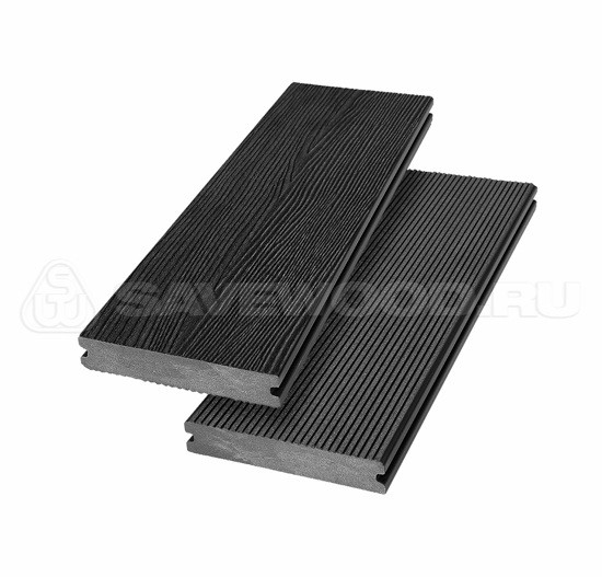 Террасная доска SW Abies (R) - радиальный распил Черный купить в Пустошке