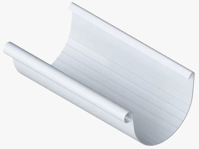 Водосток Альта-Профиль ПВХ – Желоб водосточный 3м (белый)