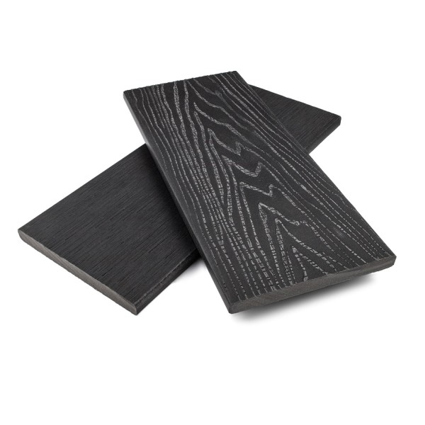 Заборная доска ДПК NanoWood Nature 3D полнотелая Антрацит купить в Пустошке