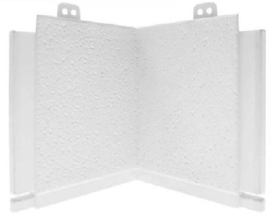 Угол добора Альта-профиль Альта Декор (отделочные элементы) Белоснежный купить в Пустошке