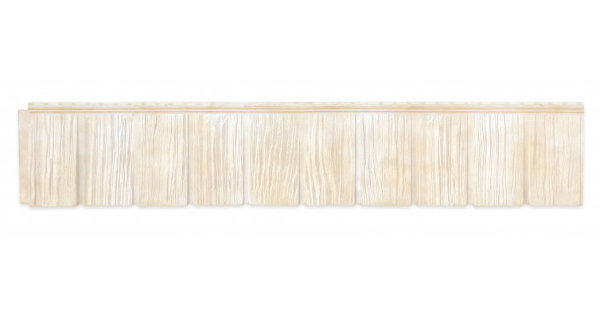 Панель фасадная GL "Я-Фасад" Сибирская дранка слоновая кость купить в Пустошке